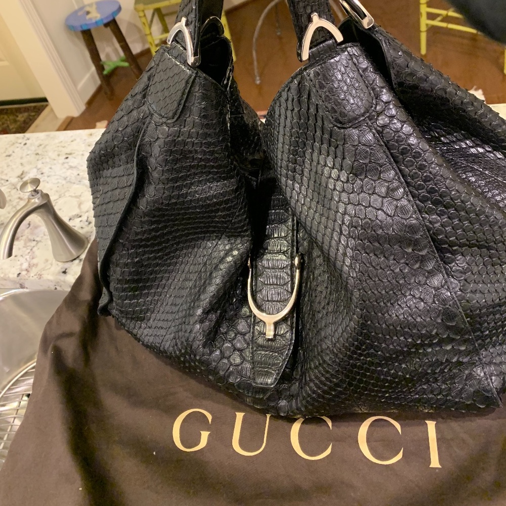 Gucci Python bag